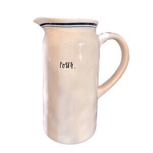 Rae Dunn Blue Line Pour Pitcher